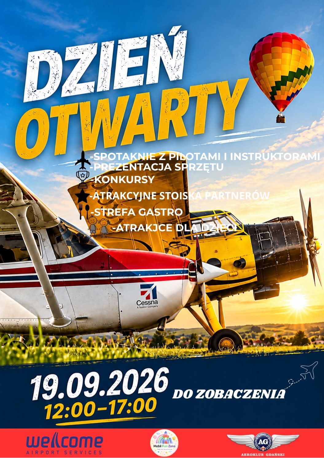 ✈️ DZIEŃ OTWARTY AEROKLUBU GDAŃSKIEGO! ?
